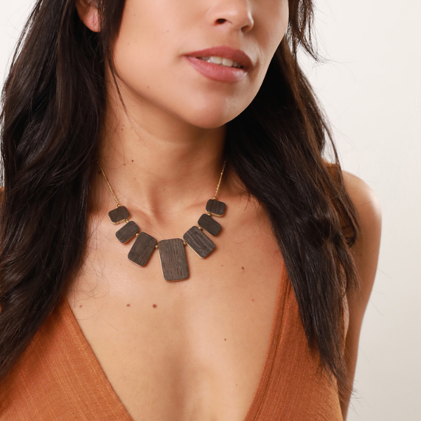 Brass necklace deals for daily wear