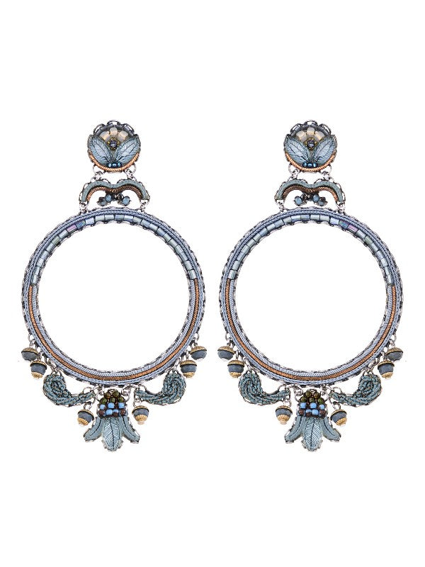 Ayala Bar Classic Blue Velvet Brandberg Earrings C1402