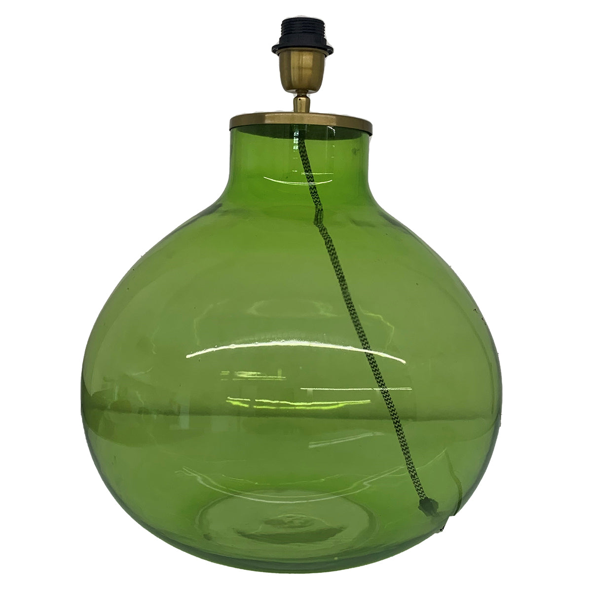 Glass ball best sale lamp base