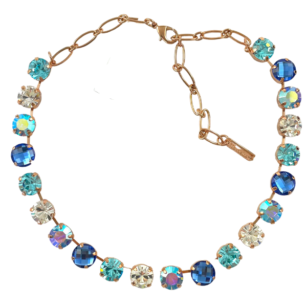 Aqua sales blue necklace