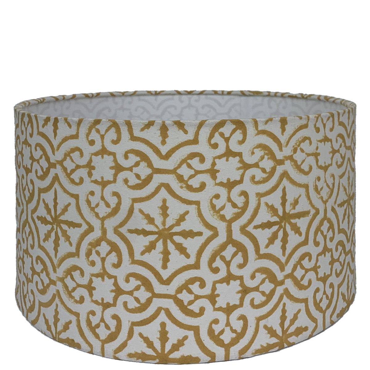 Cotton Tile Lampshade - Mustard SHD229