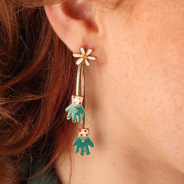 Quirky store dangle earrings