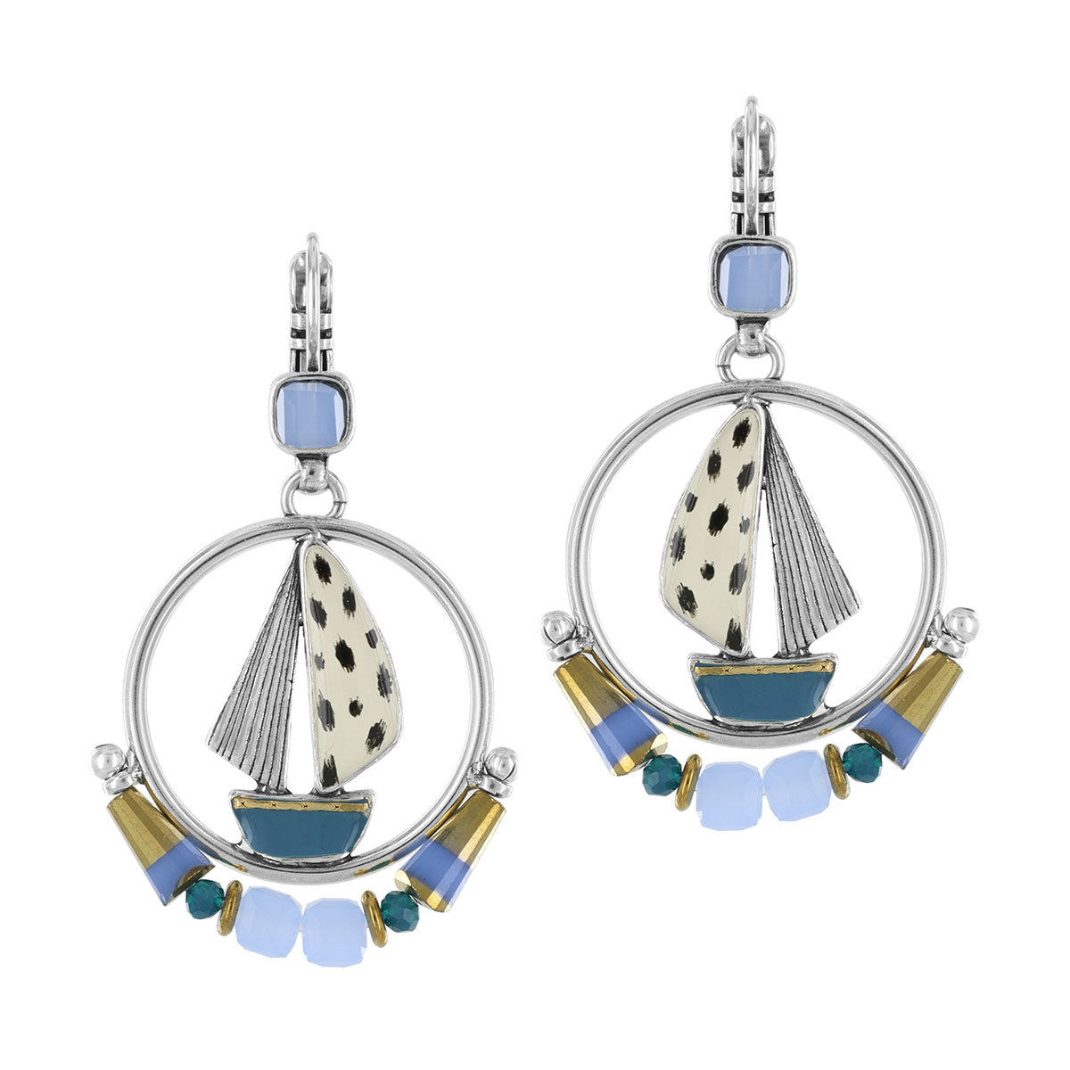 Taratata Ocean Lever Back Earrings W24-02723-104