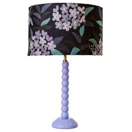 Jungle Flowers Cotton Lampshade - Purple Multi SHD264